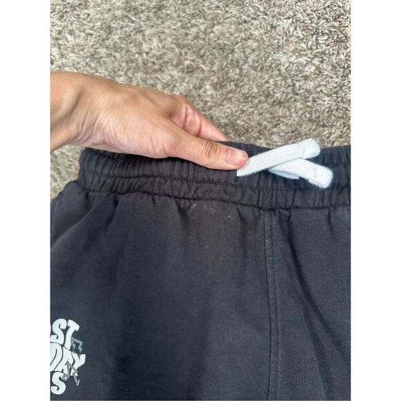 gymshark leg day short regular fit pull on cotton gym post leg day feels black S - Picture 11 of 11